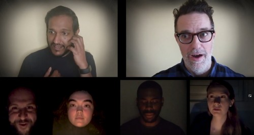 various people on a Zoom call